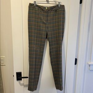 Chic Plaid Women's Cropped Pants